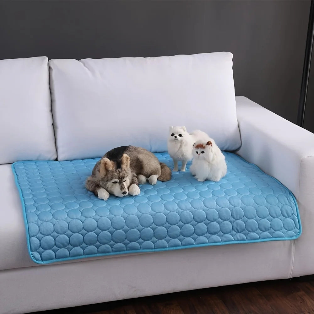 Tapis Rafraîchissant Été pour Chien et Chat – Effet Froid Instantané