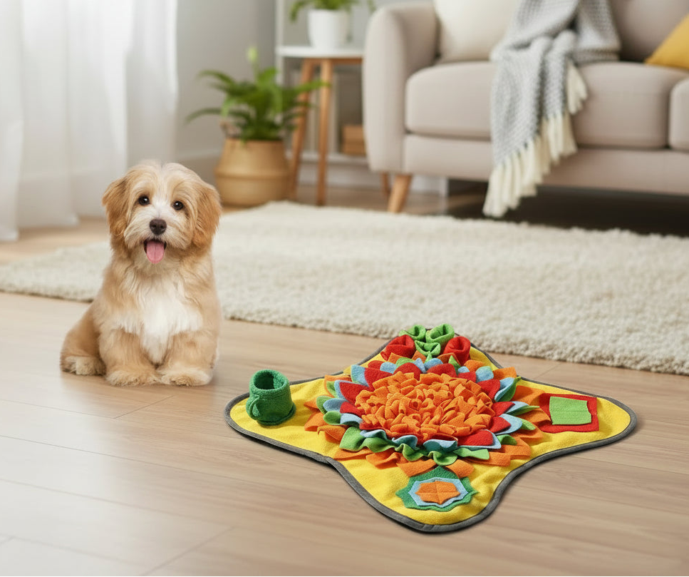 Tapis de Fouille Snuffle Mat pour Chien – Anti-Ennui & Stimulation Olfactive