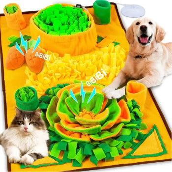 Grand Tapis de Fouille pour Chien – Anti-Stress & Stimulation Olfactive