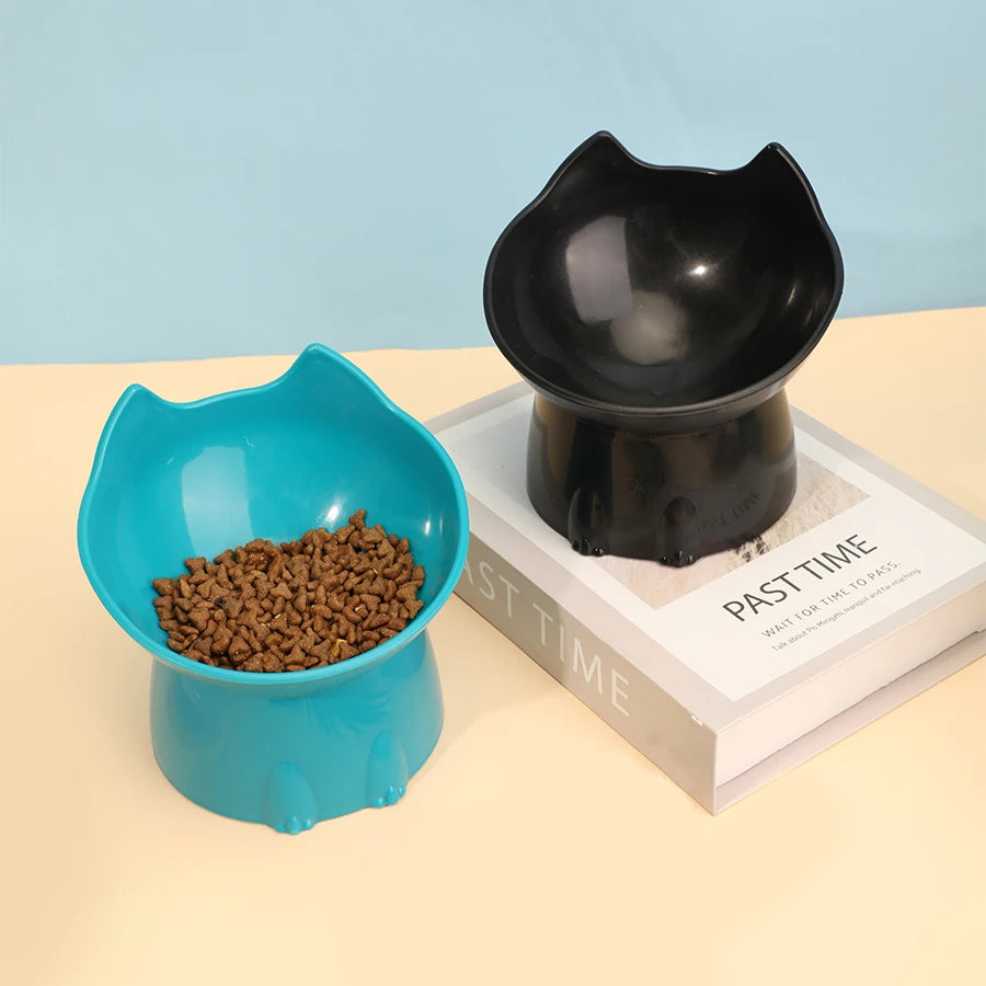 Gamelle Surlevée Inclinée pour Chat – Protection Cervicale & Confort Repas