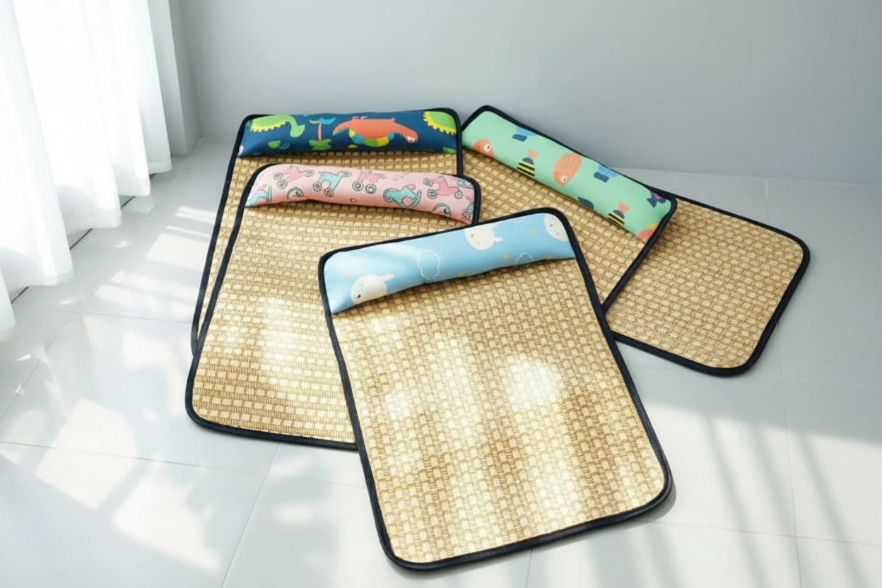 Tapis Rafraîchissant avec Oreiller pour Chat et Chien – Lit & Couchage Été