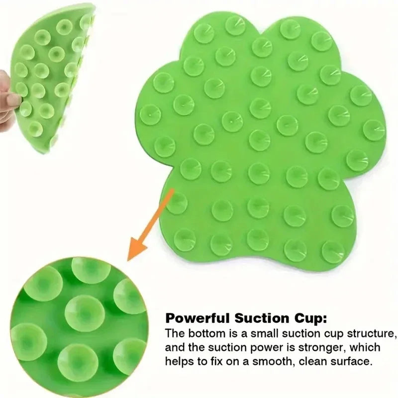 Tapis de Léchage Patte en Silicone pour Chien – Distraction & Slow Feeder