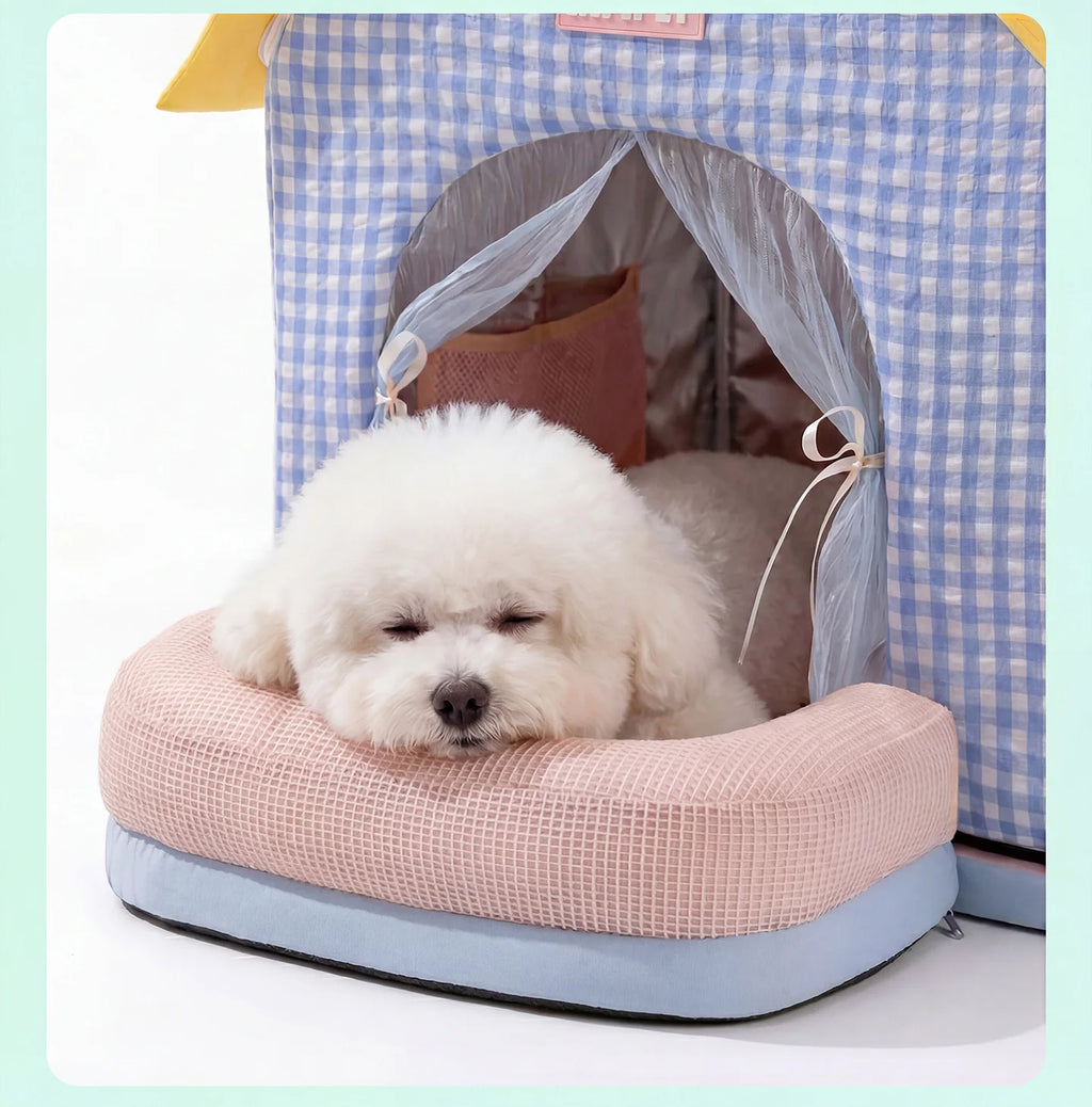 Maison Climatisée Rafraîchissante pour Chat et Chien – Refuge Frais Été
