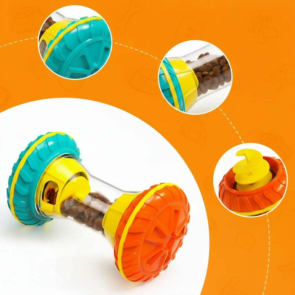 Jouet Distributeur de Friandises Interactif pour Chien – Anti-Ennui