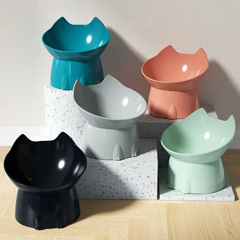 Gamelle Surlevée Inclinée pour Chat – Protection Cervicale & Confort Repas
