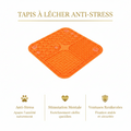 Tapis à Lécher Anti-Stress pour Chien et Chat – Ventouses Renforcées