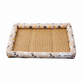 Canapé Rotin Rafraîchissant pour Chien et Chat – Lit & Couchage