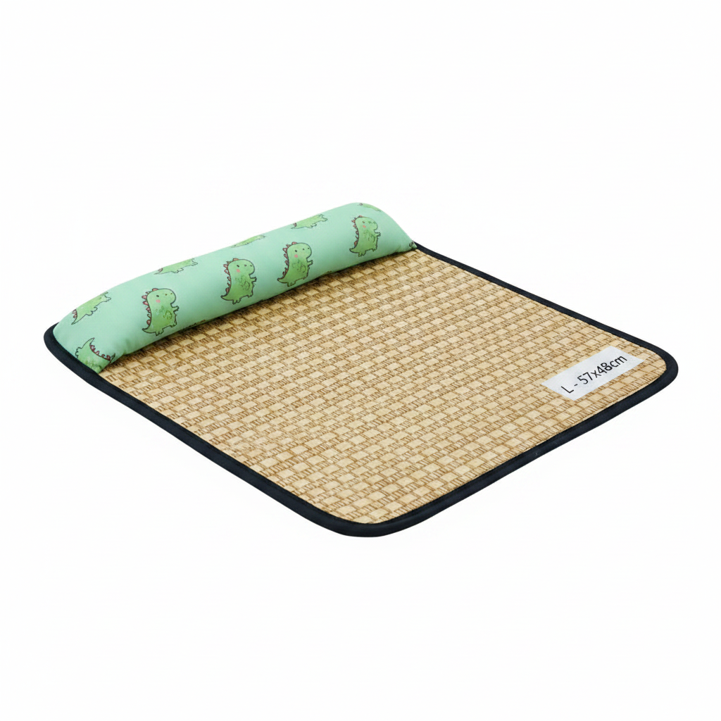 Tapis Rafraîchissant avec Oreiller pour Chat et Chien – Lit & Couchage Été