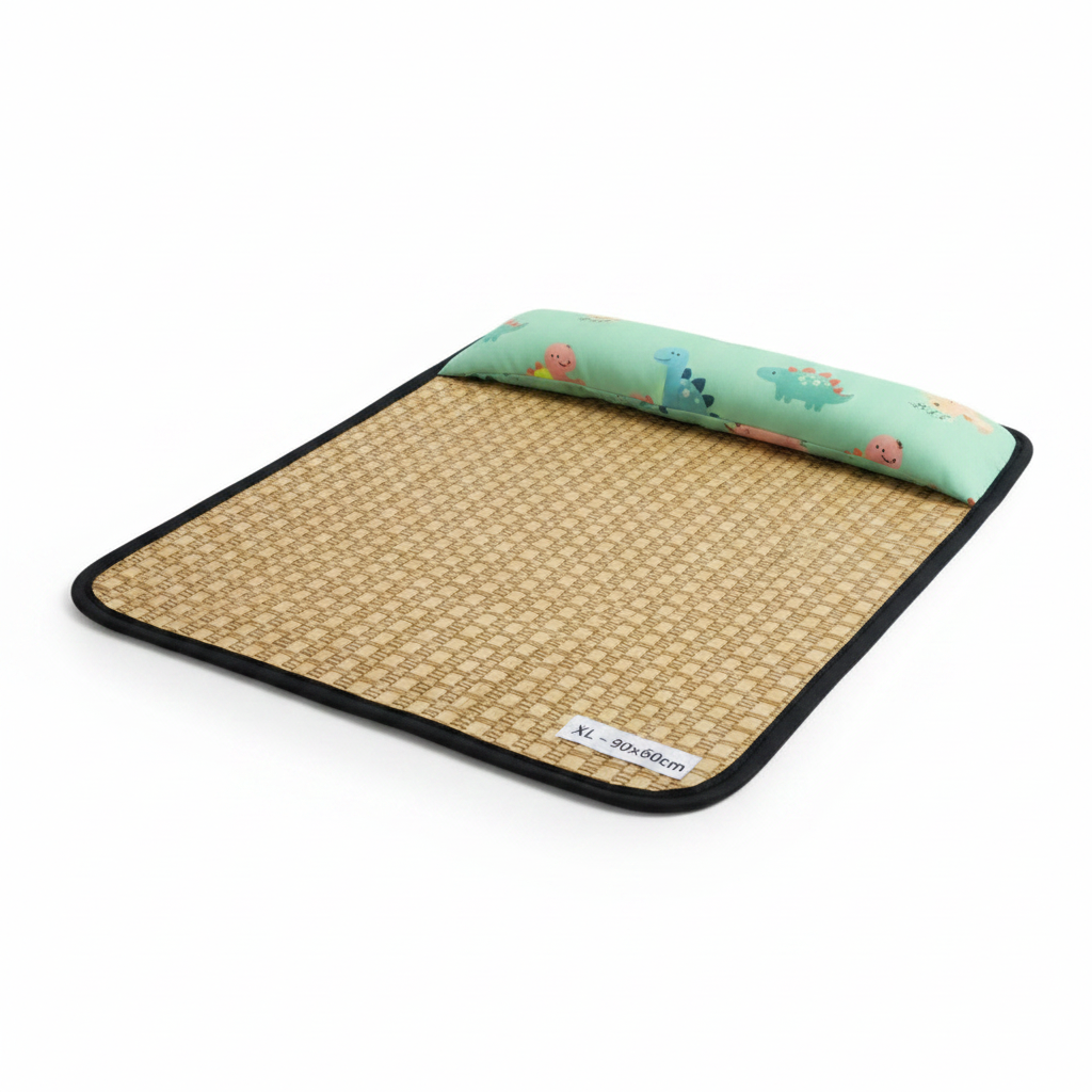 Tapis Rafraîchissant avec Oreiller pour Chat et Chien – Lit & Couchage Été