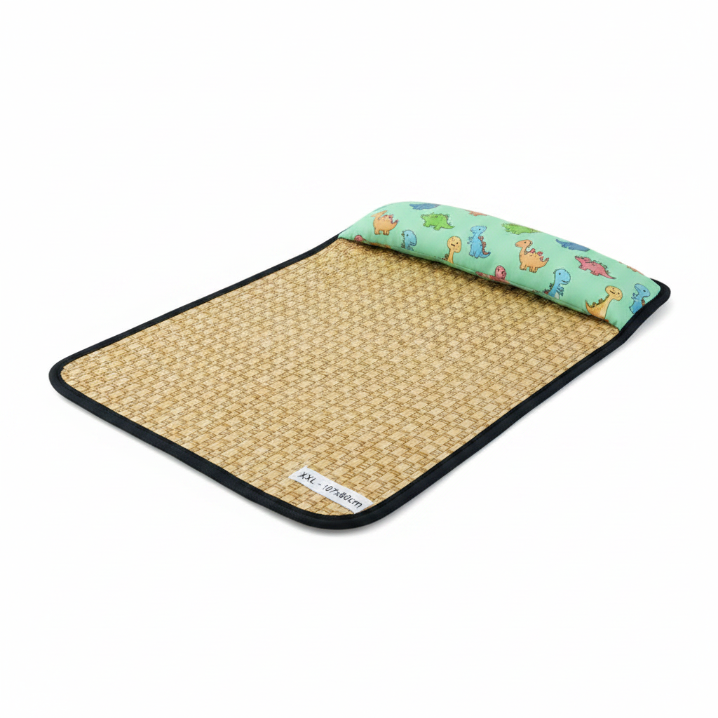 Tapis Rafraîchissant avec Oreiller pour Chat et Chien – Lit & Couchage Été
