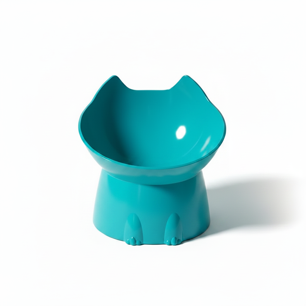 Gamelle Surlevée Inclinée pour Chat – Protection Cervicale & Confort Repas