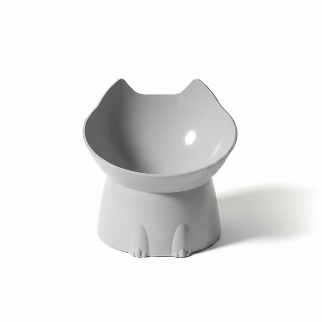 Gamelle Surlevée Inclinée pour Chat – Protection Cervicale & Confort Repas