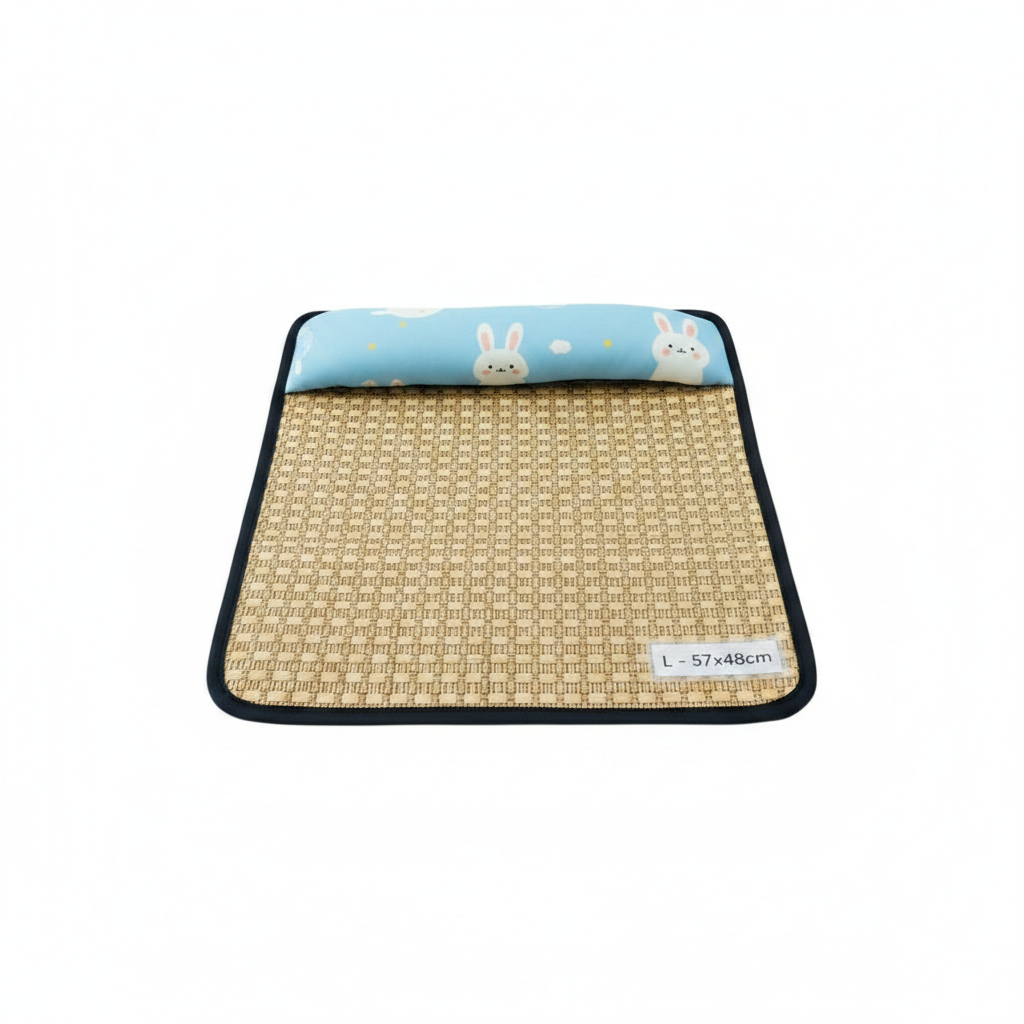 Tapis Rafraîchissant avec Oreiller pour Chat et Chien – Lit & Couchage Été