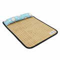 Tapis Rafraîchissant avec Oreiller pour Chat et Chien – Lit & Couchage Été