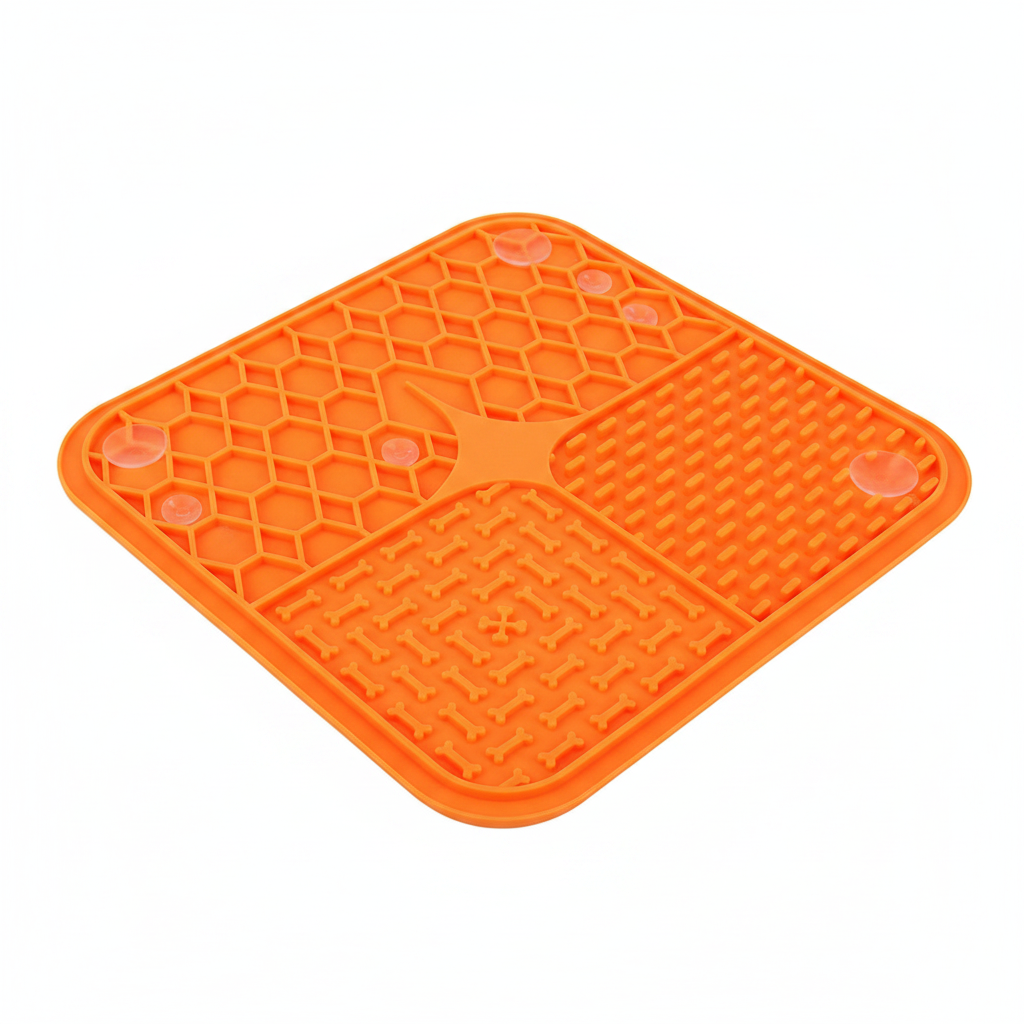 Tapis à Lécher Anti-Stress pour Chien et Chat – Ventouses Renforcées