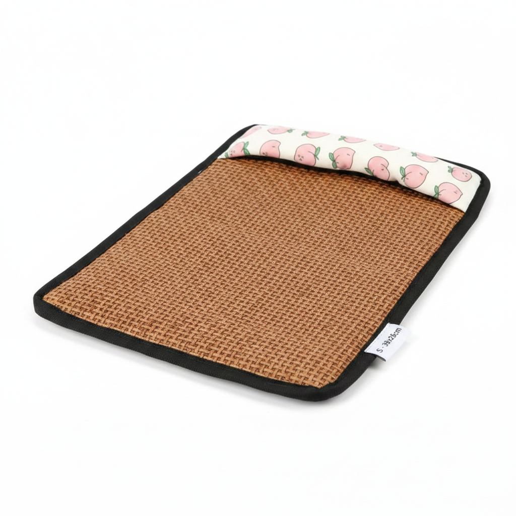 Tapis en Rotin Rafraîchissant pour Chat et Chien – Intérieur & Extérieur