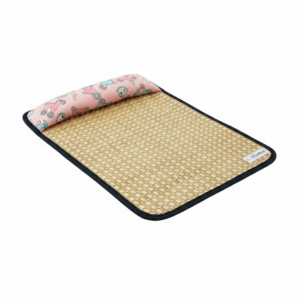 Tapis Rafraîchissant avec Oreiller pour Chat et Chien – Lit & Couchage Été