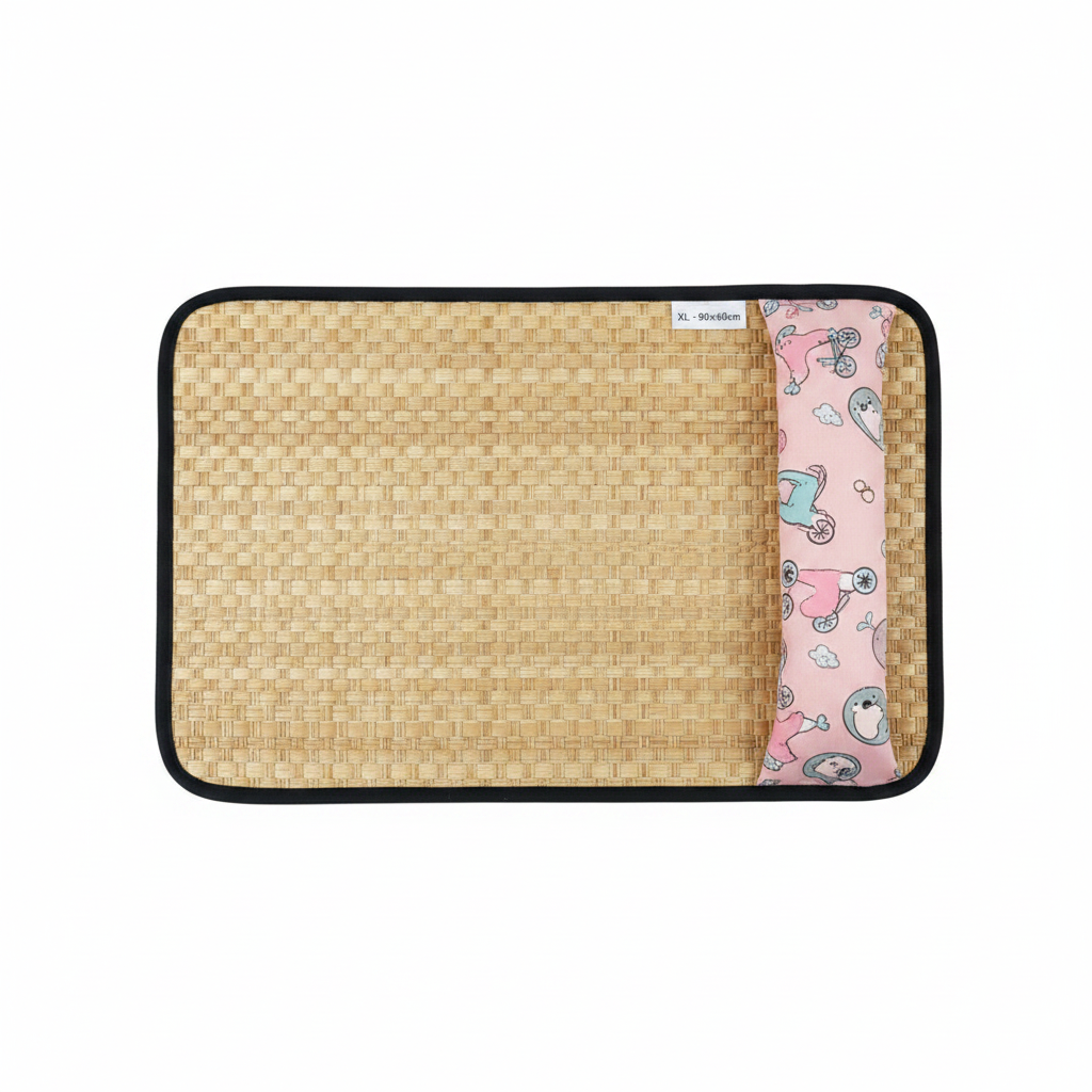 Tapis Rafraîchissant avec Oreiller pour Chat et Chien – Lit & Couchage Été