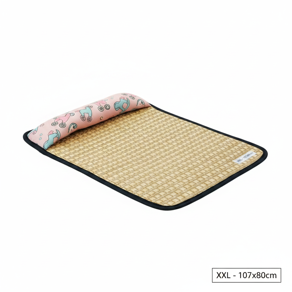 Tapis Rafraîchissant avec Oreiller pour Chat et Chien – Lit & Couchage Été