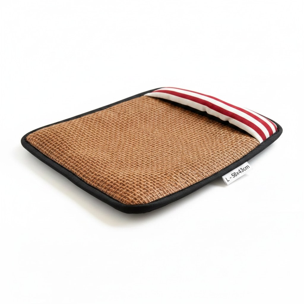 Tapis en Rotin Rafraîchissant pour Chat et Chien – Intérieur & Extérieur