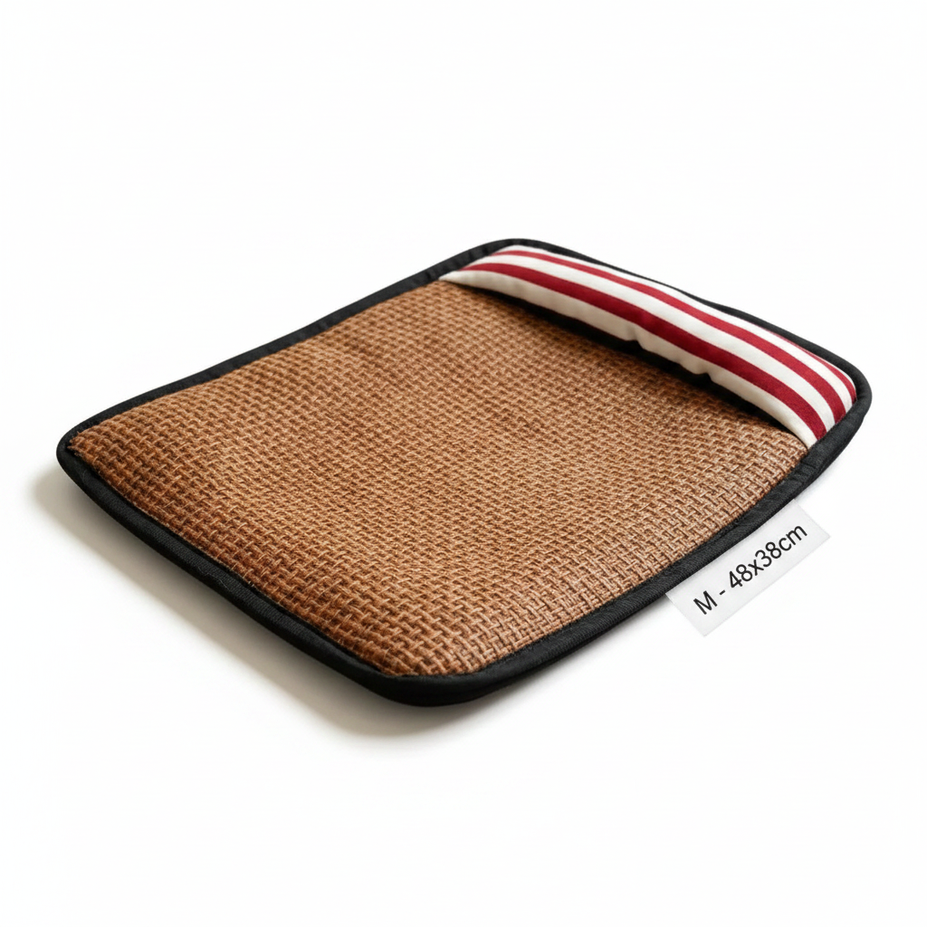 Tapis en Rotin Rafraîchissant pour Chat et Chien – Intérieur & Extérieur