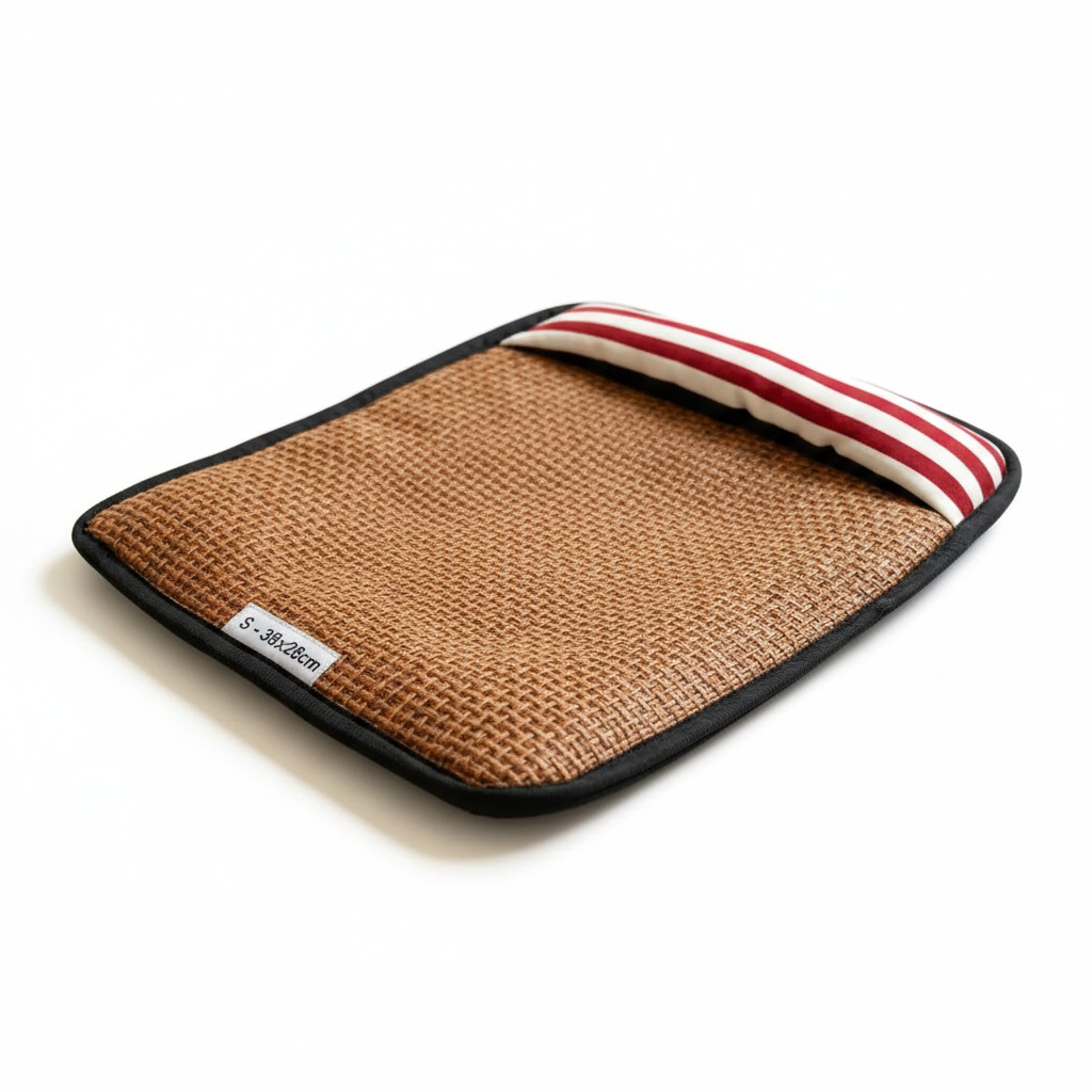 Tapis en Rotin Rafraîchissant pour Chat et Chien – Intérieur & Extérieur