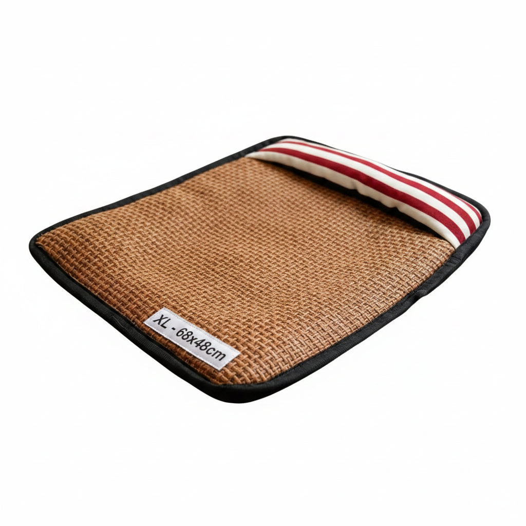 Tapis en Rotin Rafraîchissant pour Chat et Chien – Intérieur & Extérieur