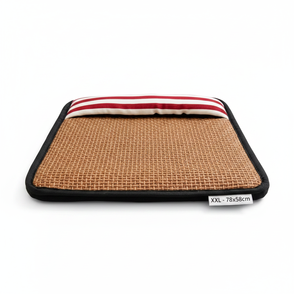 Tapis en Rotin Rafraîchissant pour Chat et Chien – Intérieur & Extérieur