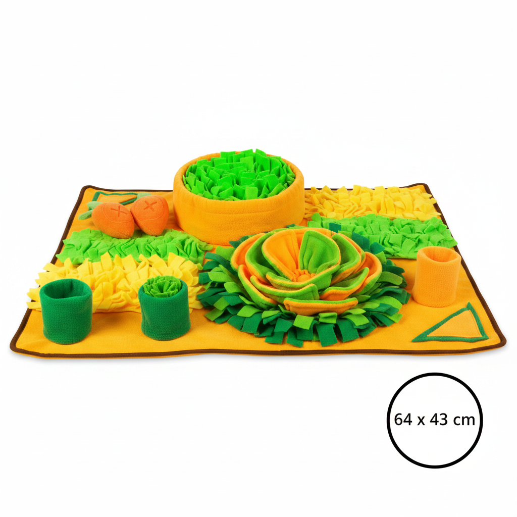 Grand Tapis de Fouille pour Chien – Anti-Stress & Stimulation Olfactive