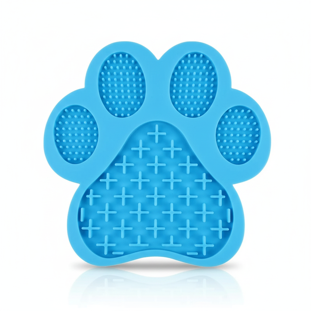 Tapis de Léchage Patte en Silicone pour Chien – Distraction & Slow Feeder