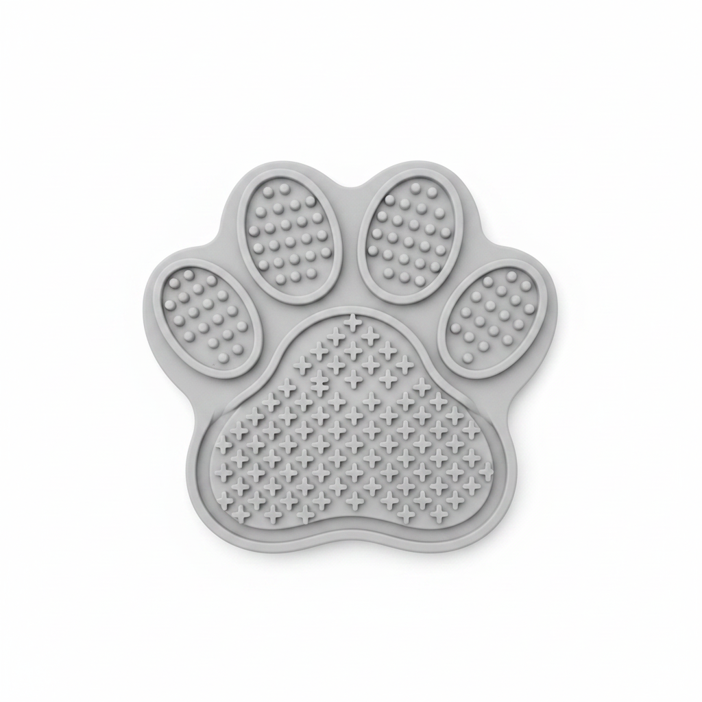 Tapis de Léchage Patte en Silicone pour Chien – Distraction & Slow Feeder