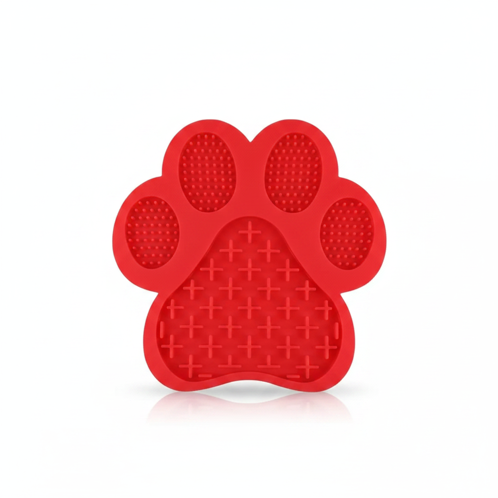 Tapis de Léchage Patte en Silicone pour Chien – Distraction & Slow Feeder