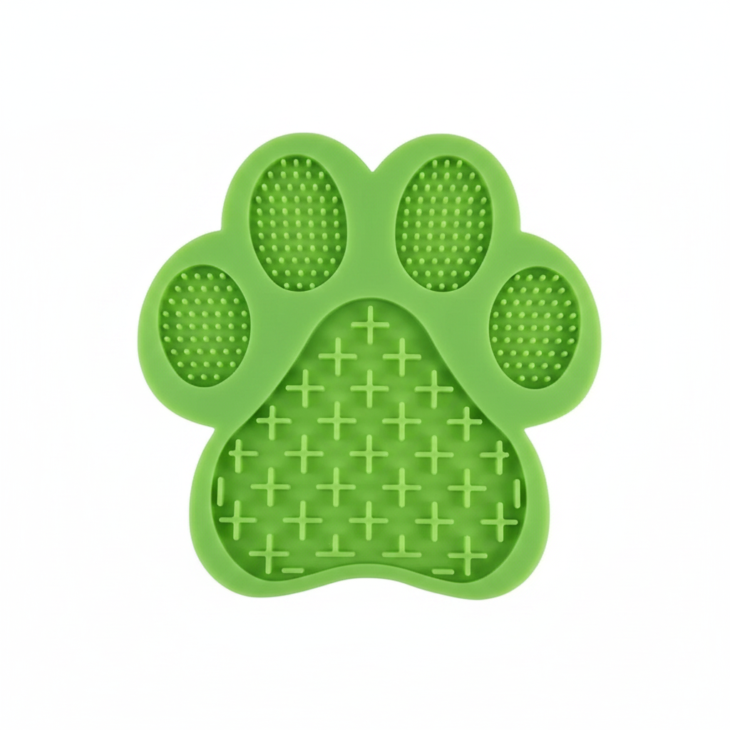 Tapis de Léchage Patte en Silicone pour Chien – Distraction & Slow Feeder