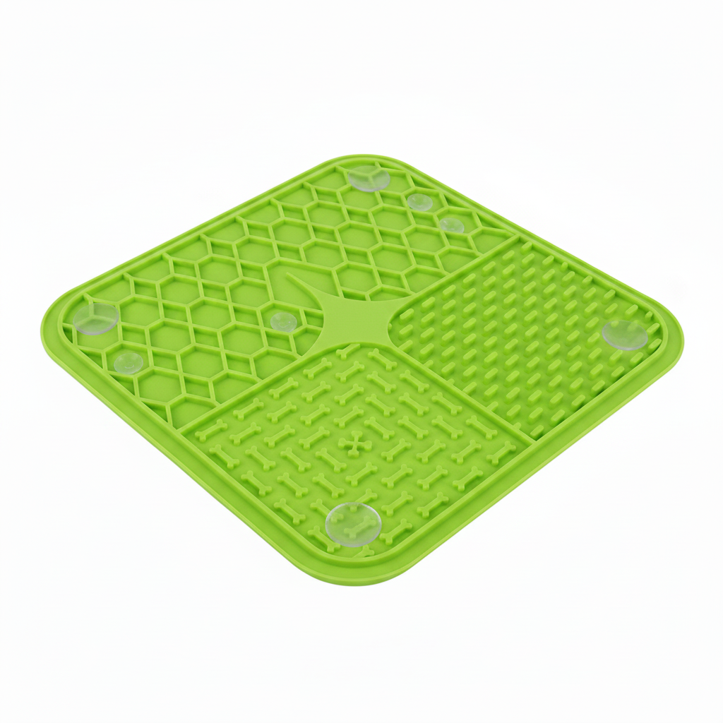 Tapis à Lécher Anti-Stress pour Chien et Chat – Ventouses Renforcées