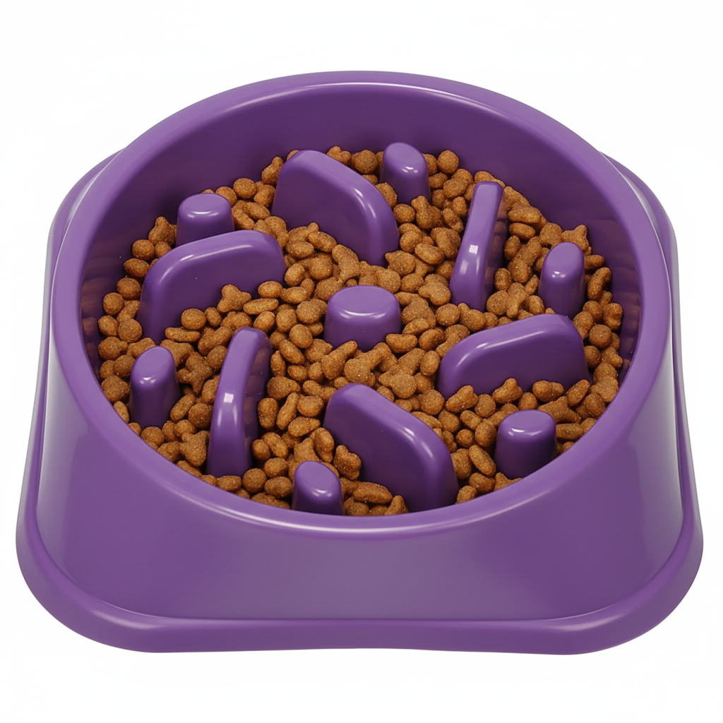 Gamelle Puzzle Anti-Glouton pour Chien – Jeu Alimentaire Antidérapant